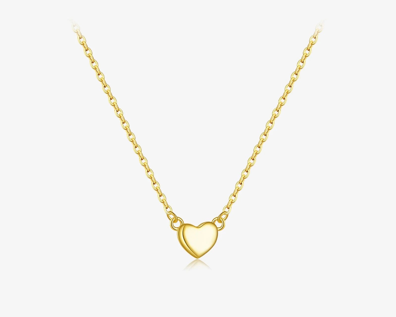 Sterling Silver Heart Pendant Necklace
