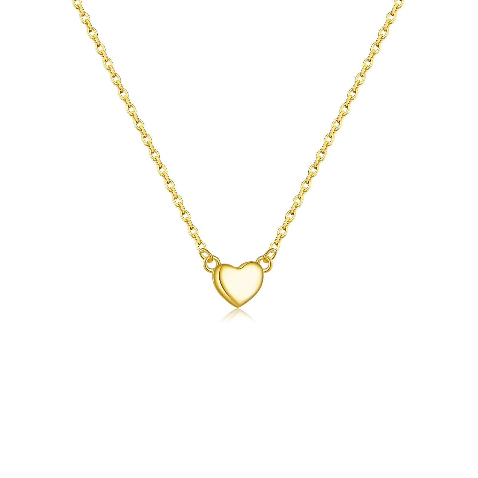 Sterling Silver Heart Pendant Necklace