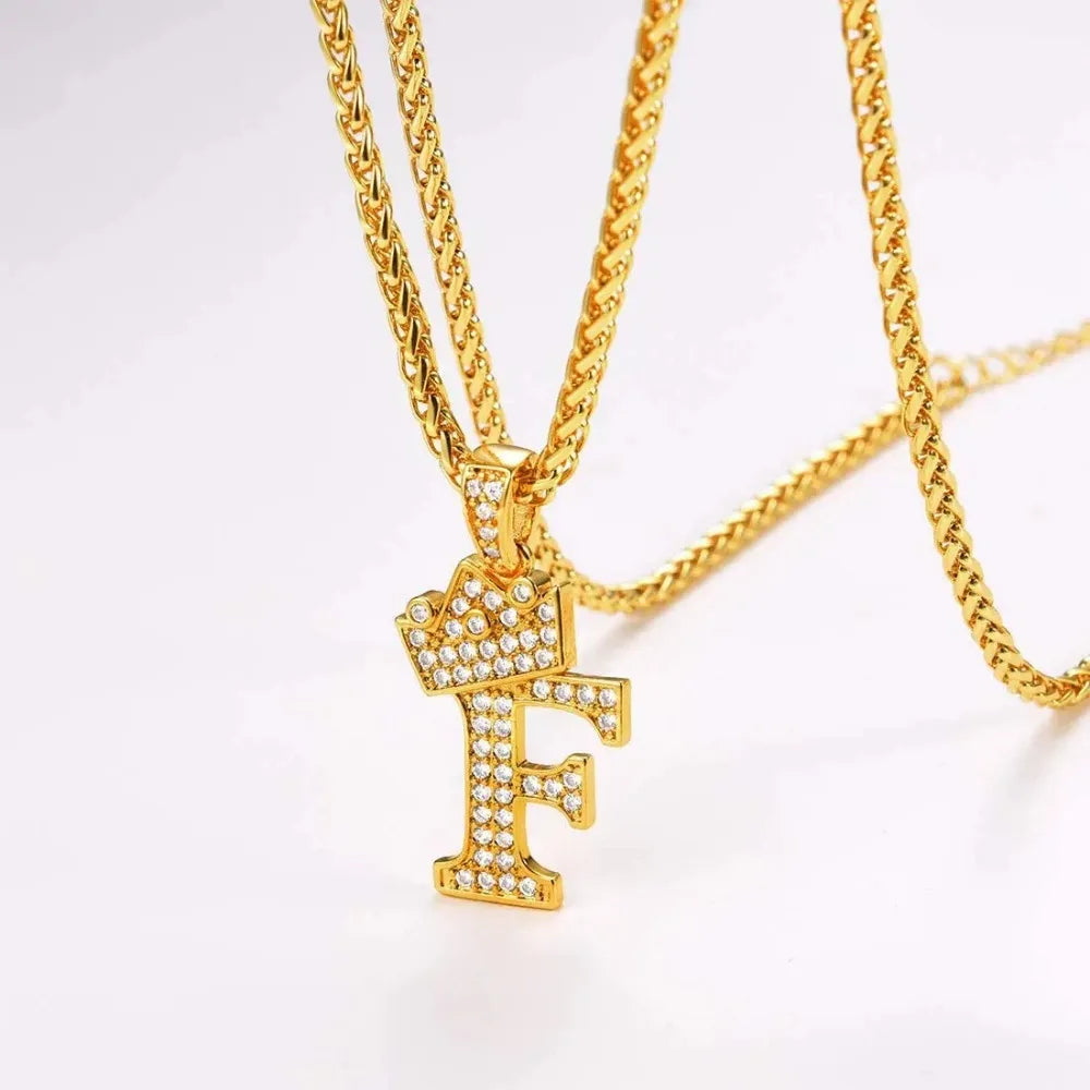 Halskette mit Pavé-Anhänger
