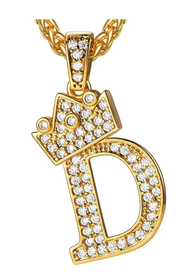 Halskette mit Pavé-Anhänger