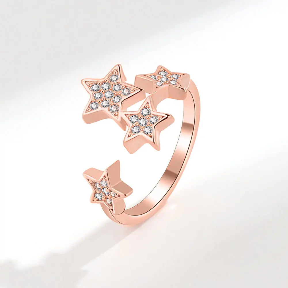 Zircon Stars Ring