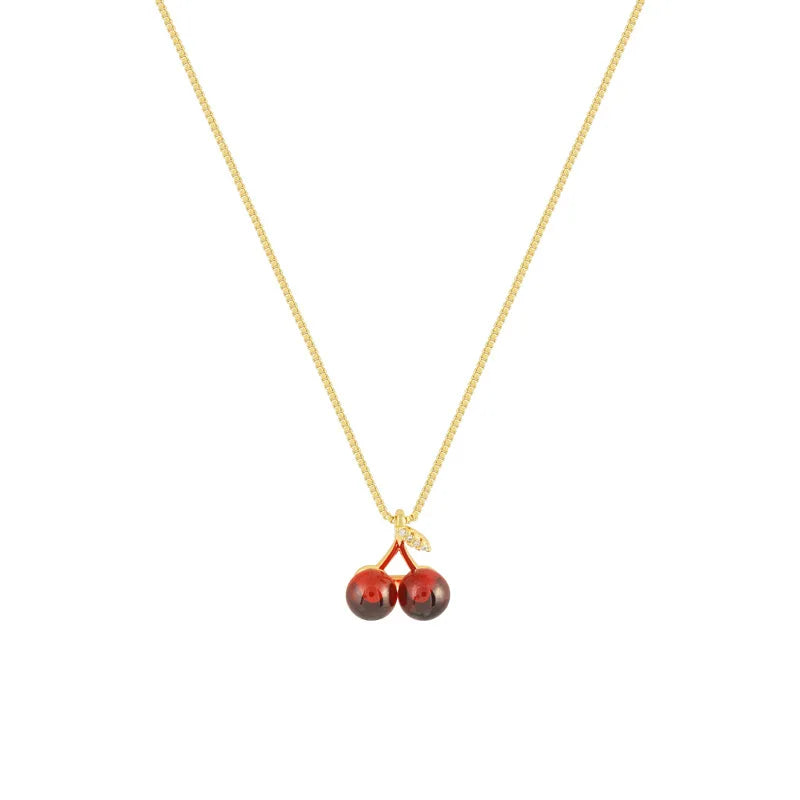 Red Cherry Necklace