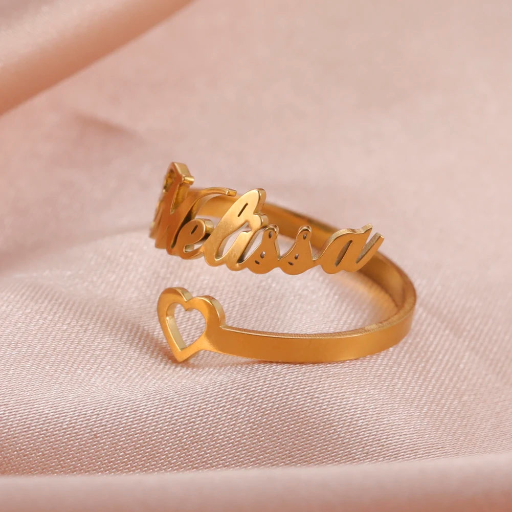 Double Name Ring