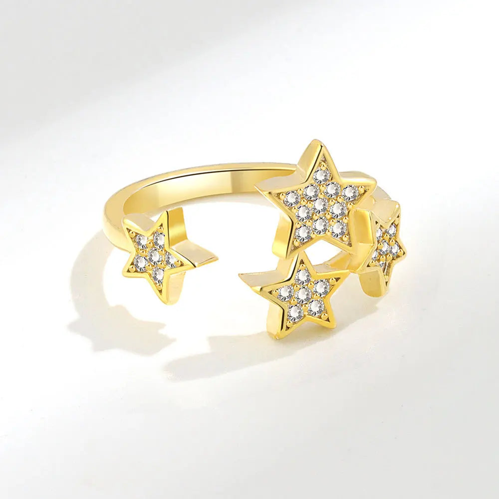 Zircon Stars Ring