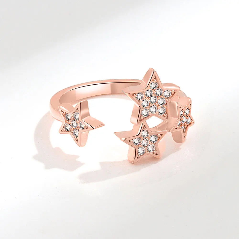 Zircon Stars Ring