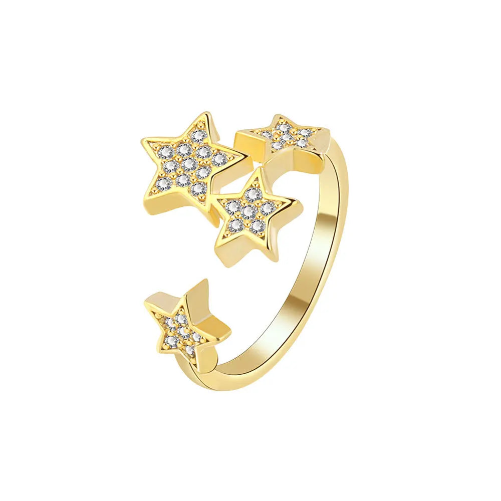 Zircon Stars Ring