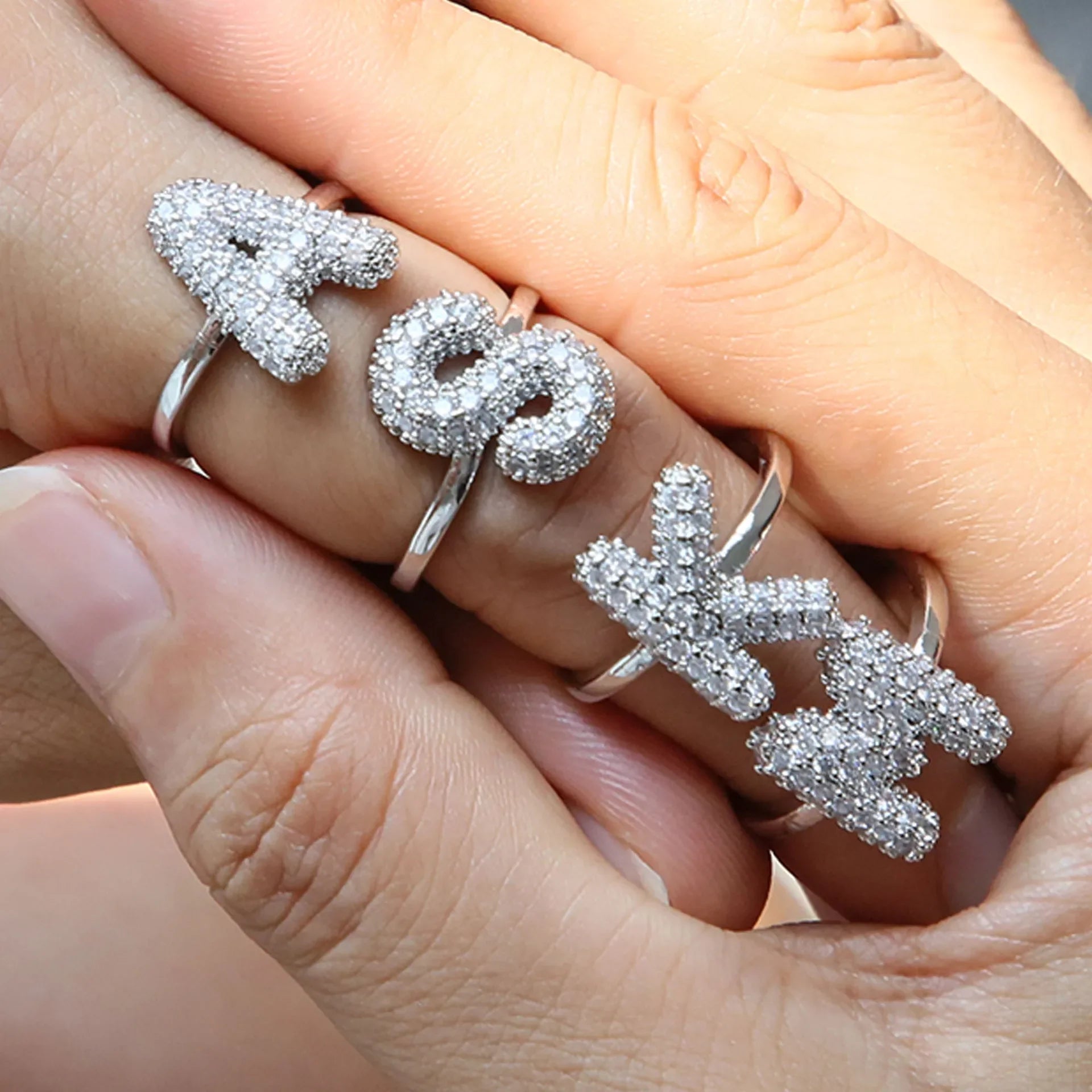 SR Alphabet Rings