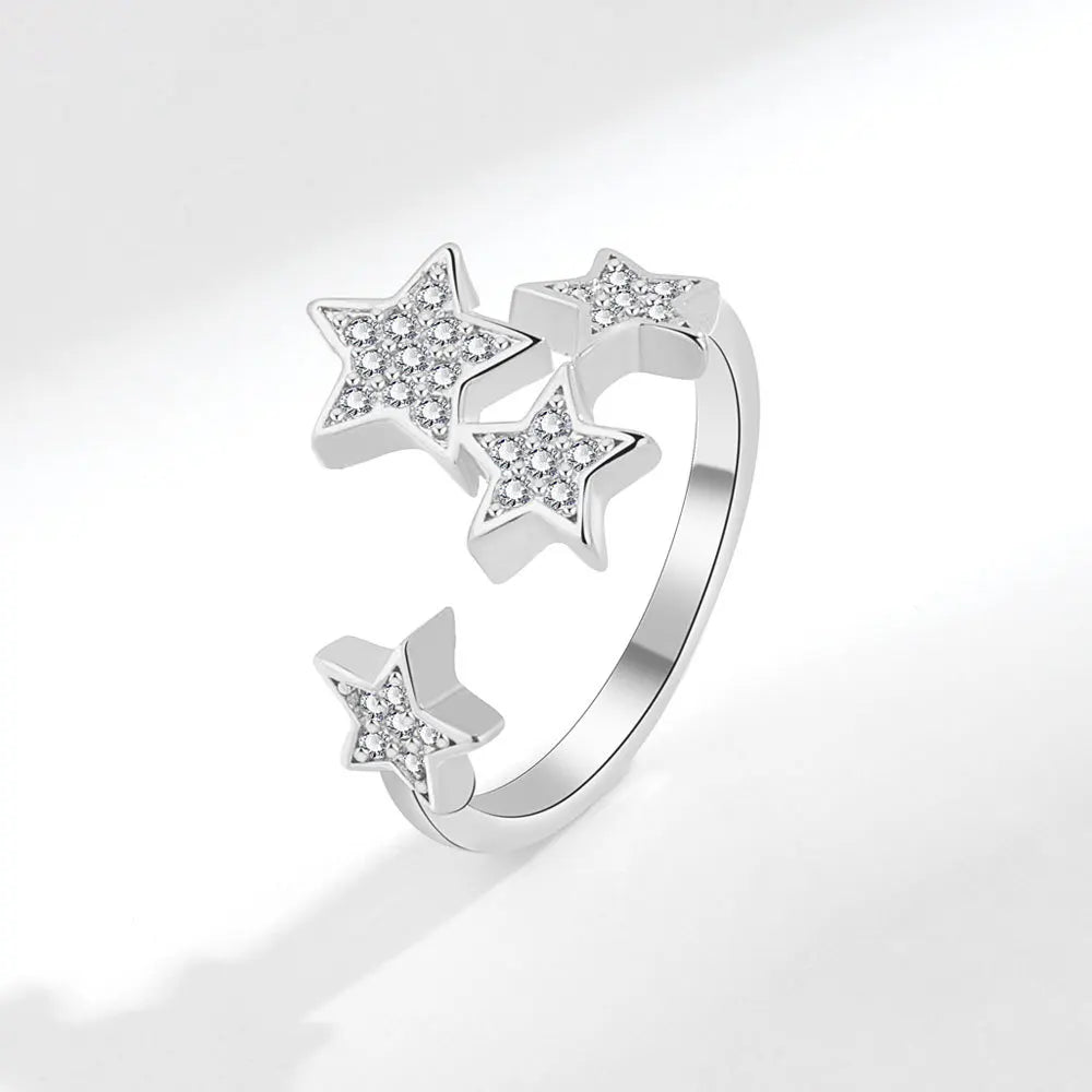 Zircon Stars Ring