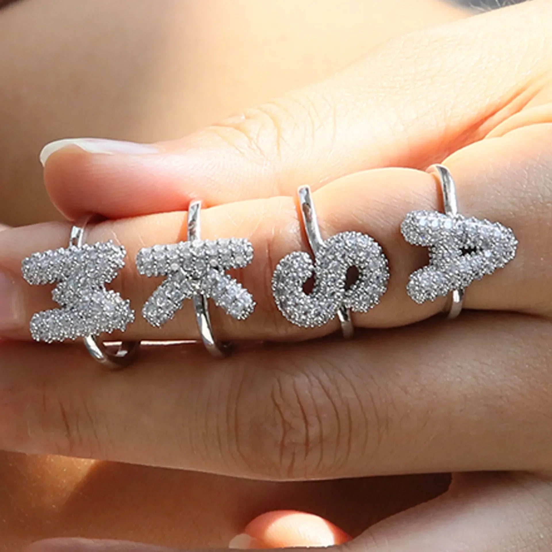 SR Alphabet Rings