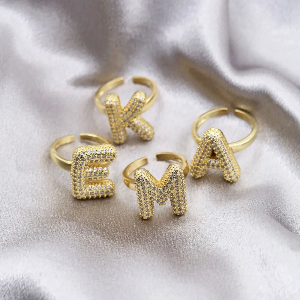 SR Alphabet Rings