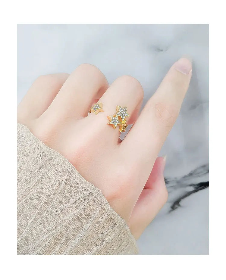 Zircon Stars Ring